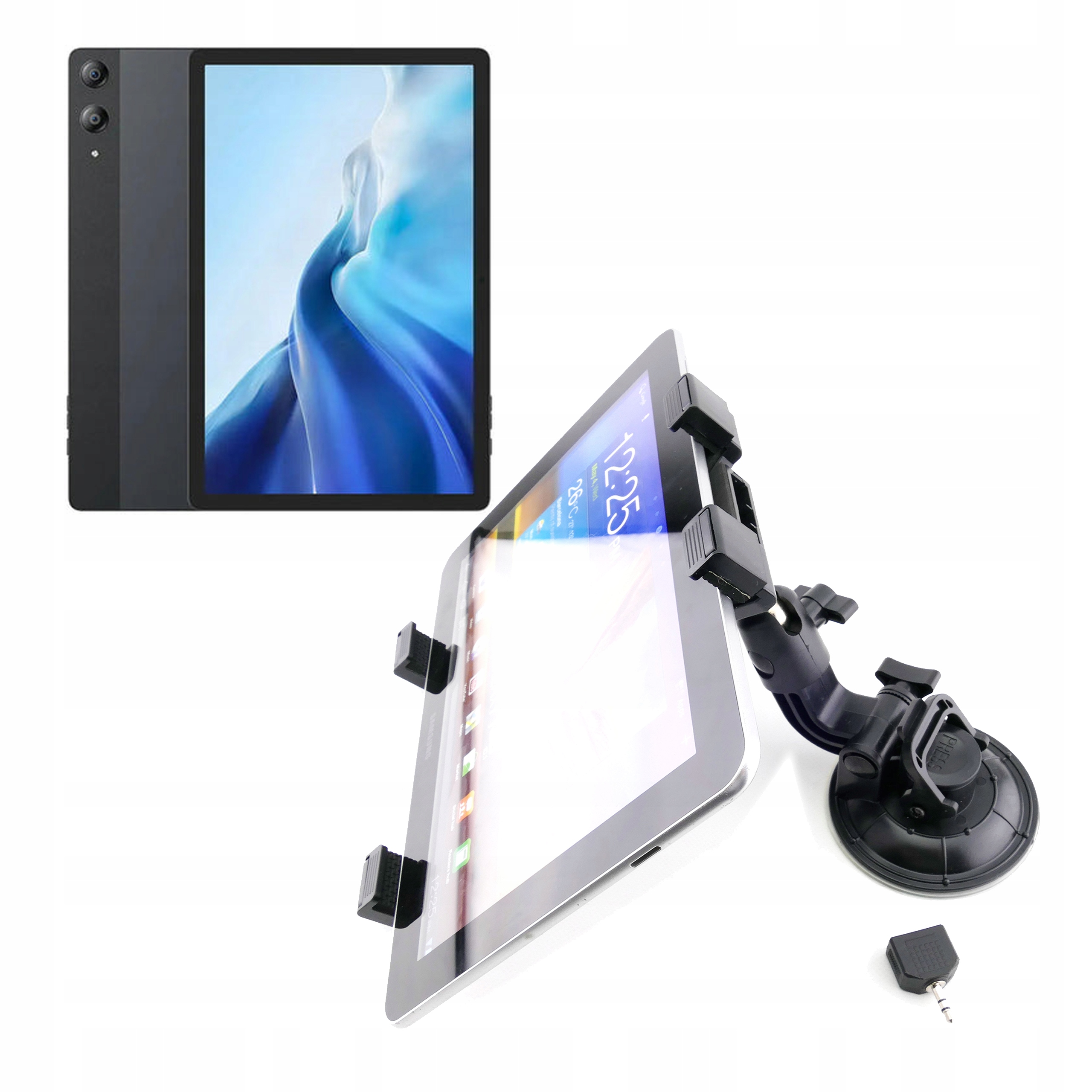 Uchwyt na szybę samochodowy auta nawigacji Gps filmów dla Doogee Tab E3 Pro