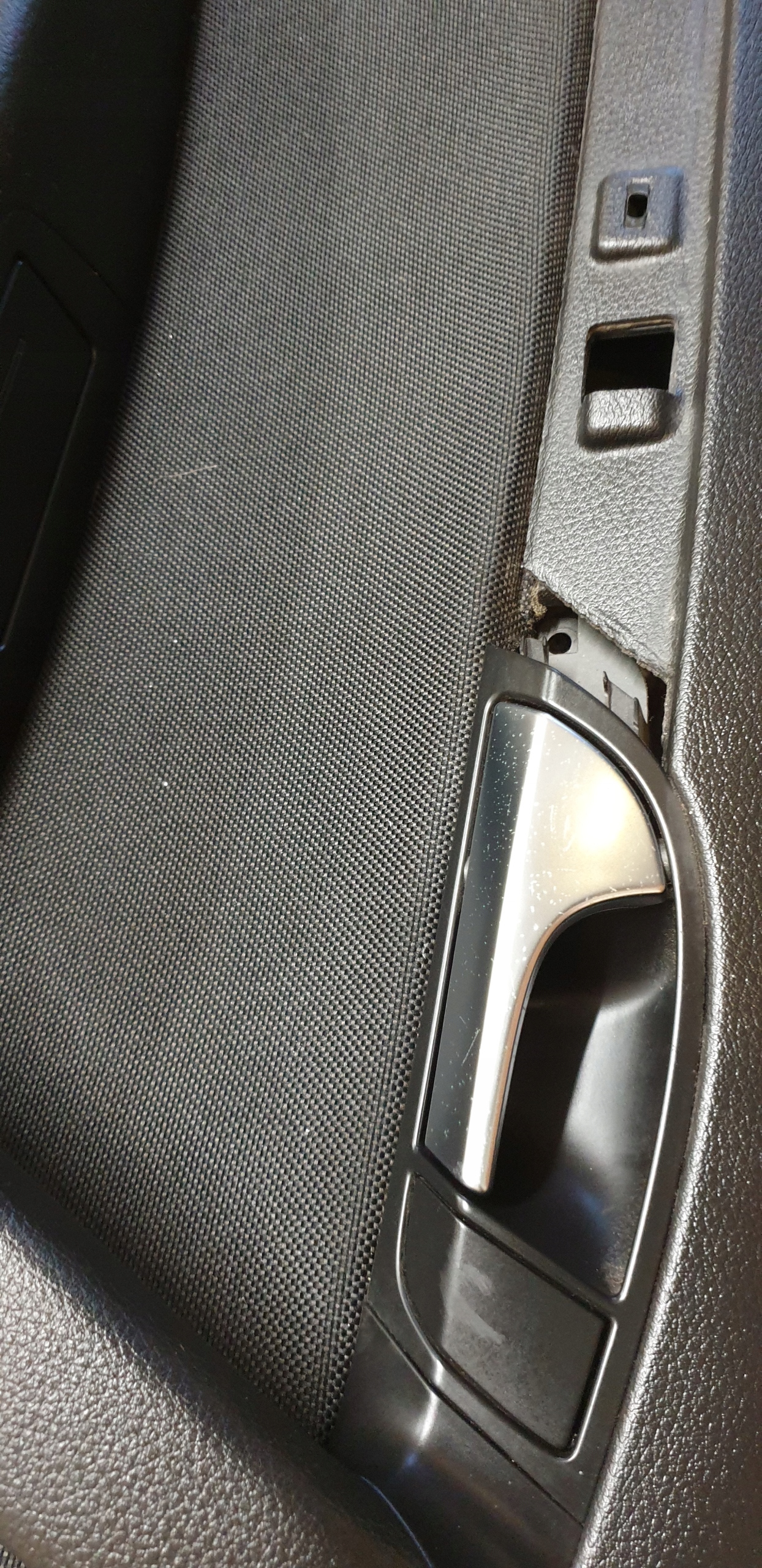 side upholstery AUDI Q7 handle PODSWIETLANA L rear part