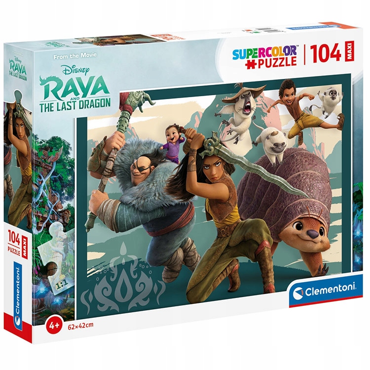 

Puzzle 104 elementy Maxi Raya i ostatni smok 23750