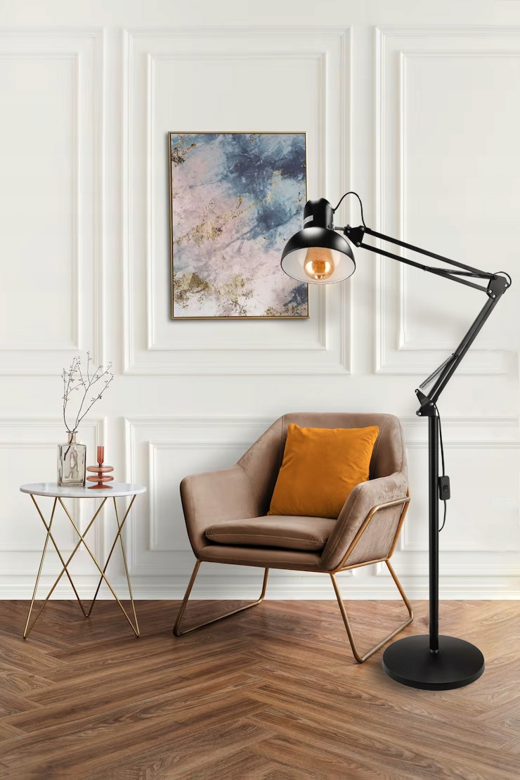 Lampka Lampa Podłogowa Stojaca LED 1xE27 185CM REGULACJA Kod producenta Lampka Podłogowa Stojaca LED 1xE27 185CM