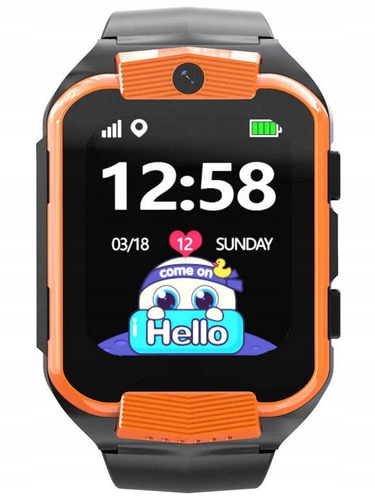 Smartwatch Dziecięcy Pacific 32-3 Kids orange black (sy028c)