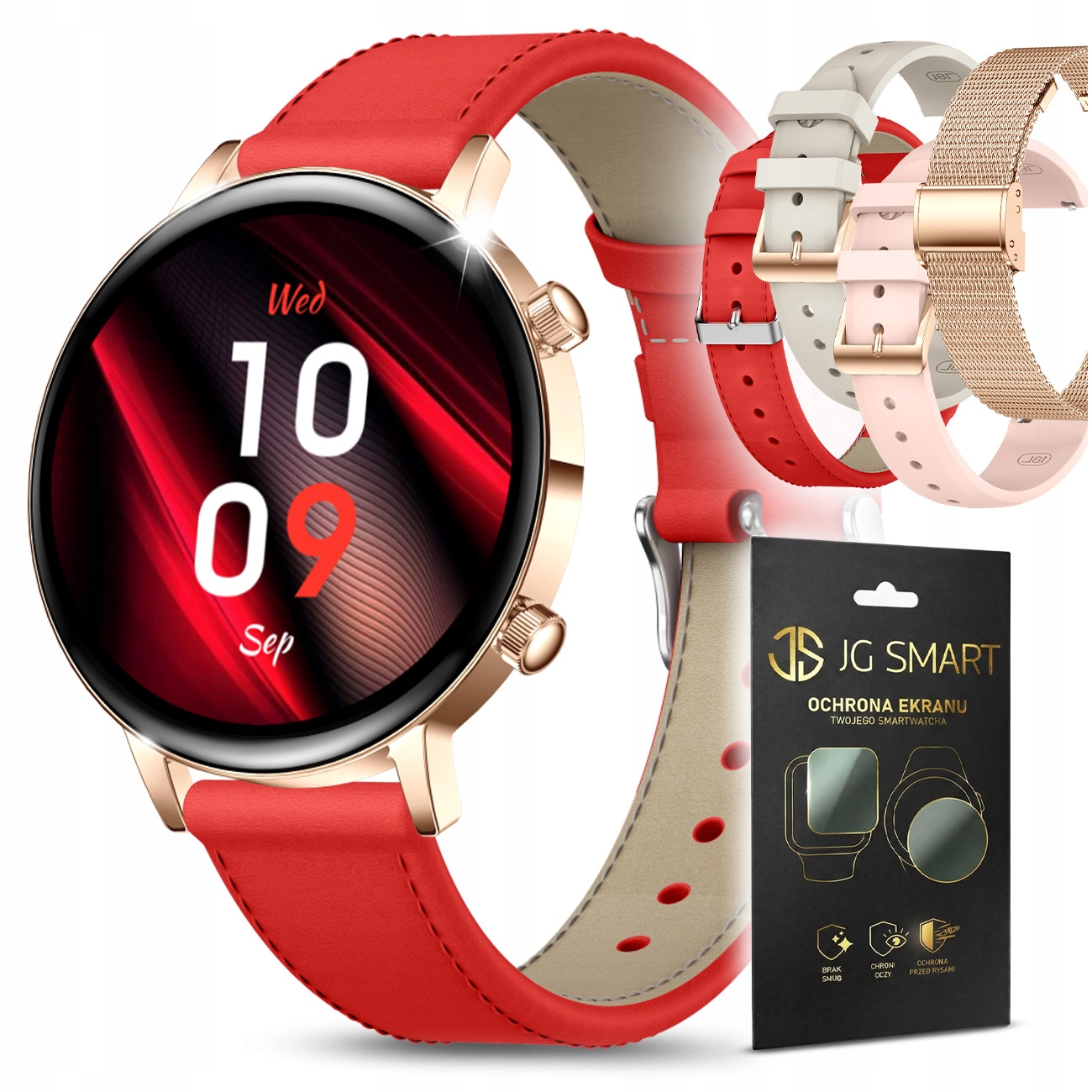 Dámske inteligentné hodinky Vodotesné Rozhovory Zdravie Šport Menu Pl 4 pásky Zlatá