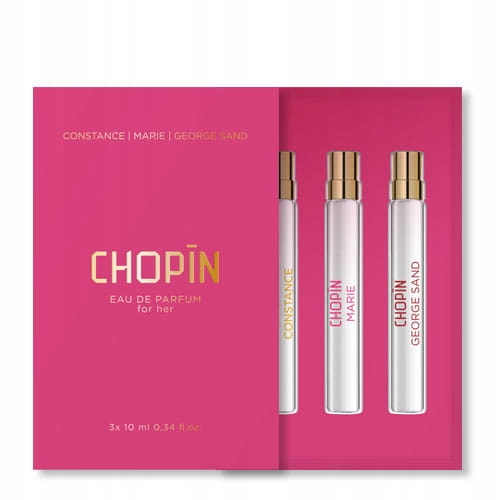 Chopin perfumetka Woda perfumowana Constance Marie George Sand 3x10ml