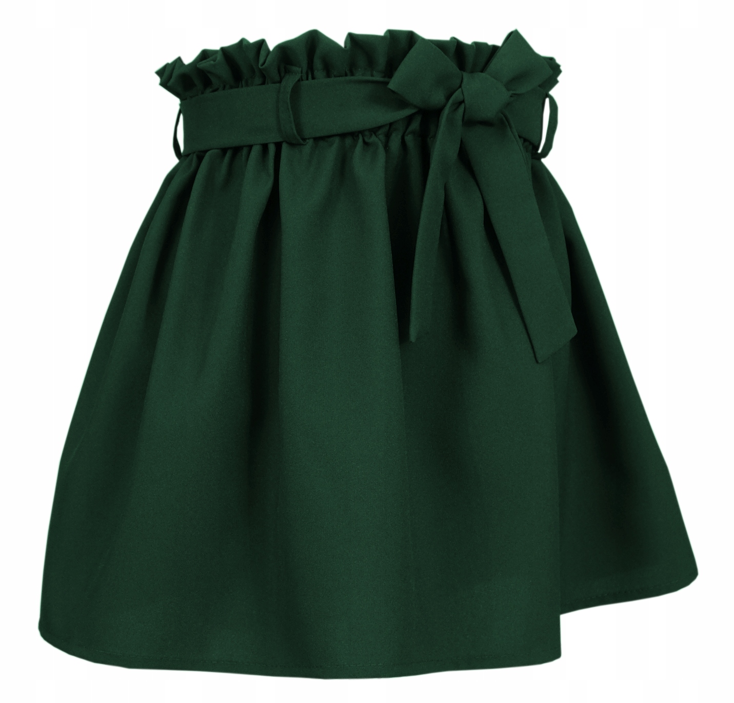 BUTELKOWA ZIELEŃ SPÓDNICZKA MINI NA GUMIE PASEK Płeć kobieta