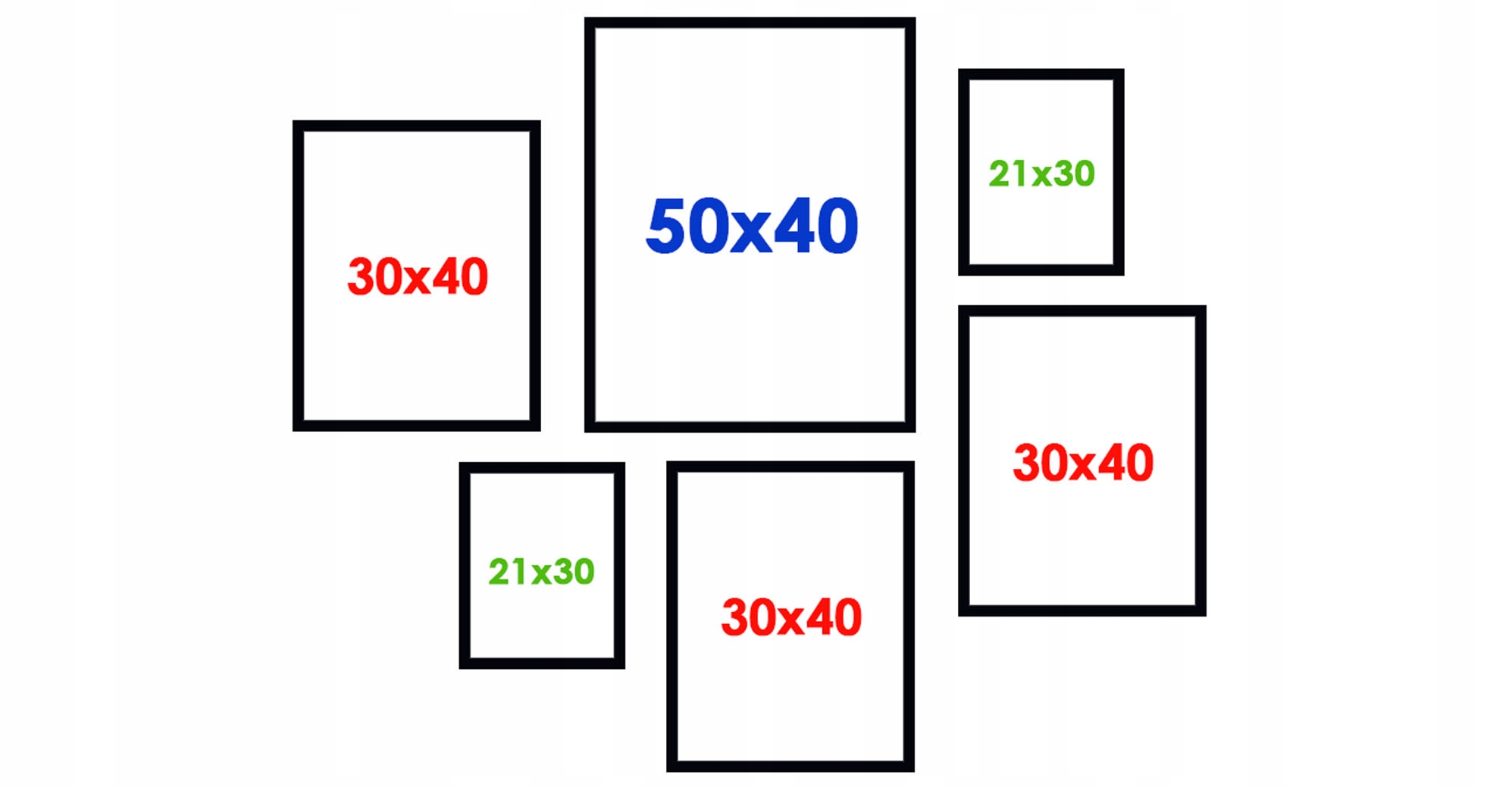 6x OBRAZ RAMIE PLAKATY RAMKA BOHO MONSTERA NATURA Szerokość produktu 100 cm