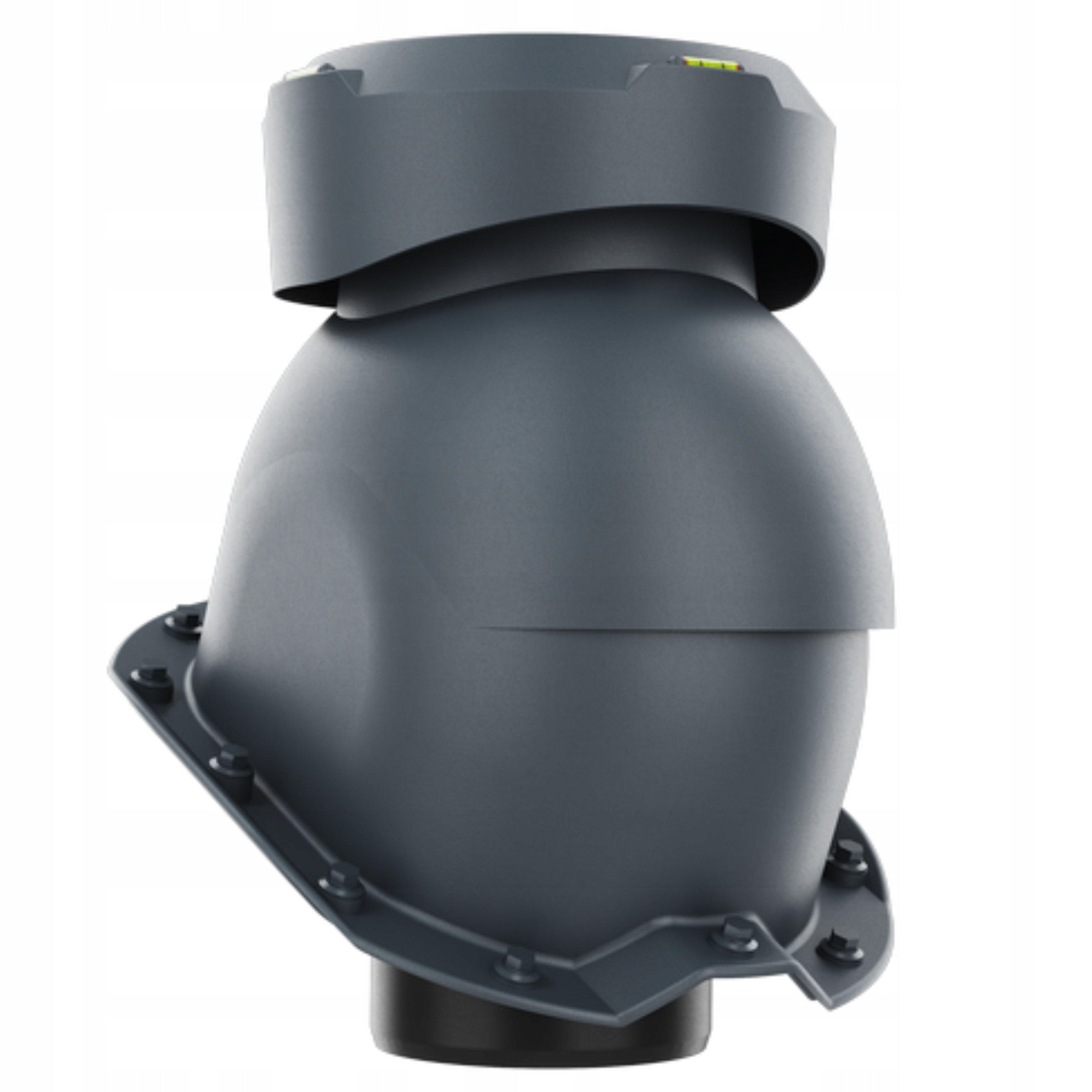 Krbový kanalizační ventilátor fi110 Trapez T18 Antracit Ral 7016