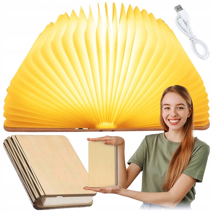 LAMPKA NOCNA DLA DZIECI LED Oryginalna Pomysłowa SKŁADANA KSIĄŻKA Na Biurko EAN (GTIN) 5906656672187