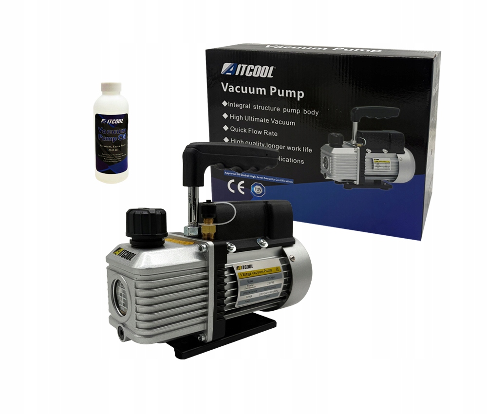Vákuová pumpa na klimatizáciu Aitcool VP120M 51L/min 1-stupňová s olejom