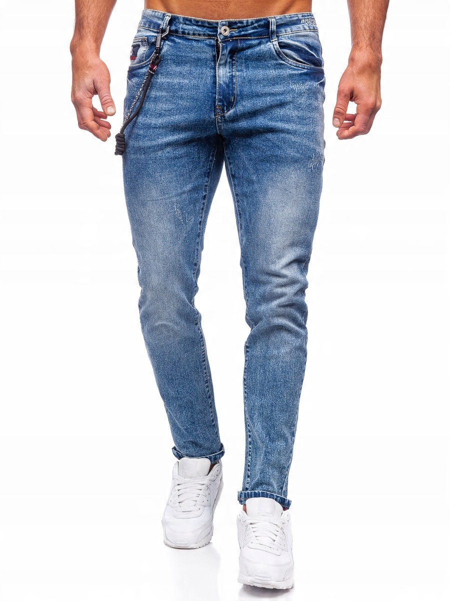 

Spodnie Jeansowe Granatowe HY1052 DENLEY_2XL