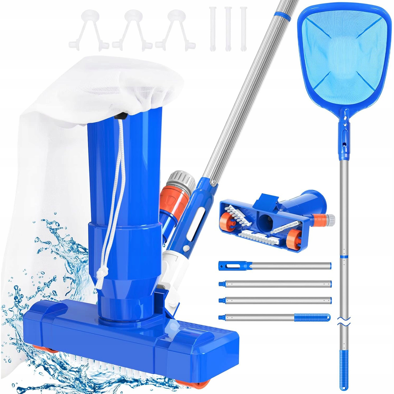 RĘCZNY ODKURZACZ BASENOWY PRZENOŚNY GŁOWICA PRÓŻNIOWA DO CZYSZCZENIA BASENU Producent inna