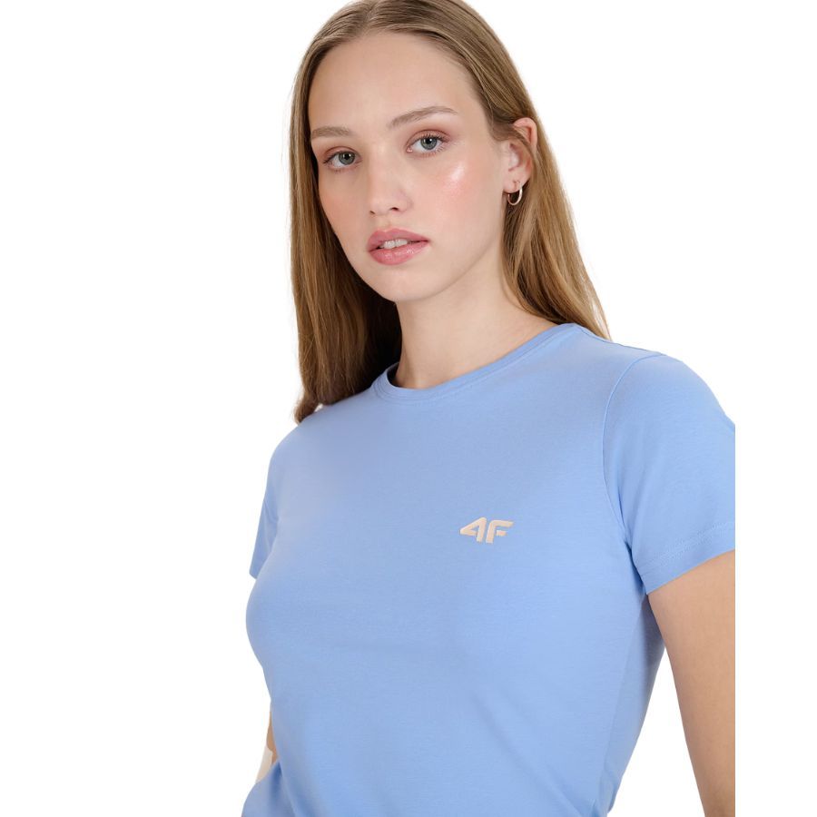 KOSZULKA DAMSKA 4F T-SHIRT PODKOSZULEK SPORTOWA NA CO DZIEŃ Kod producenta 4FWSS25TTSHF3070-32S