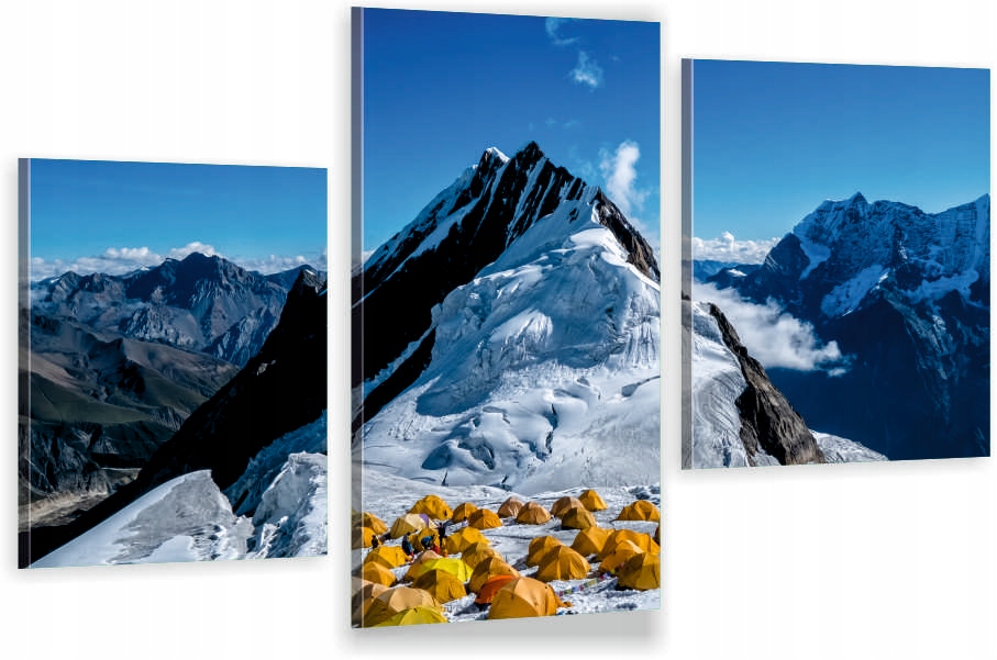 

Tryptyk Obraz Na Ścianę góry himalaje Manaslu