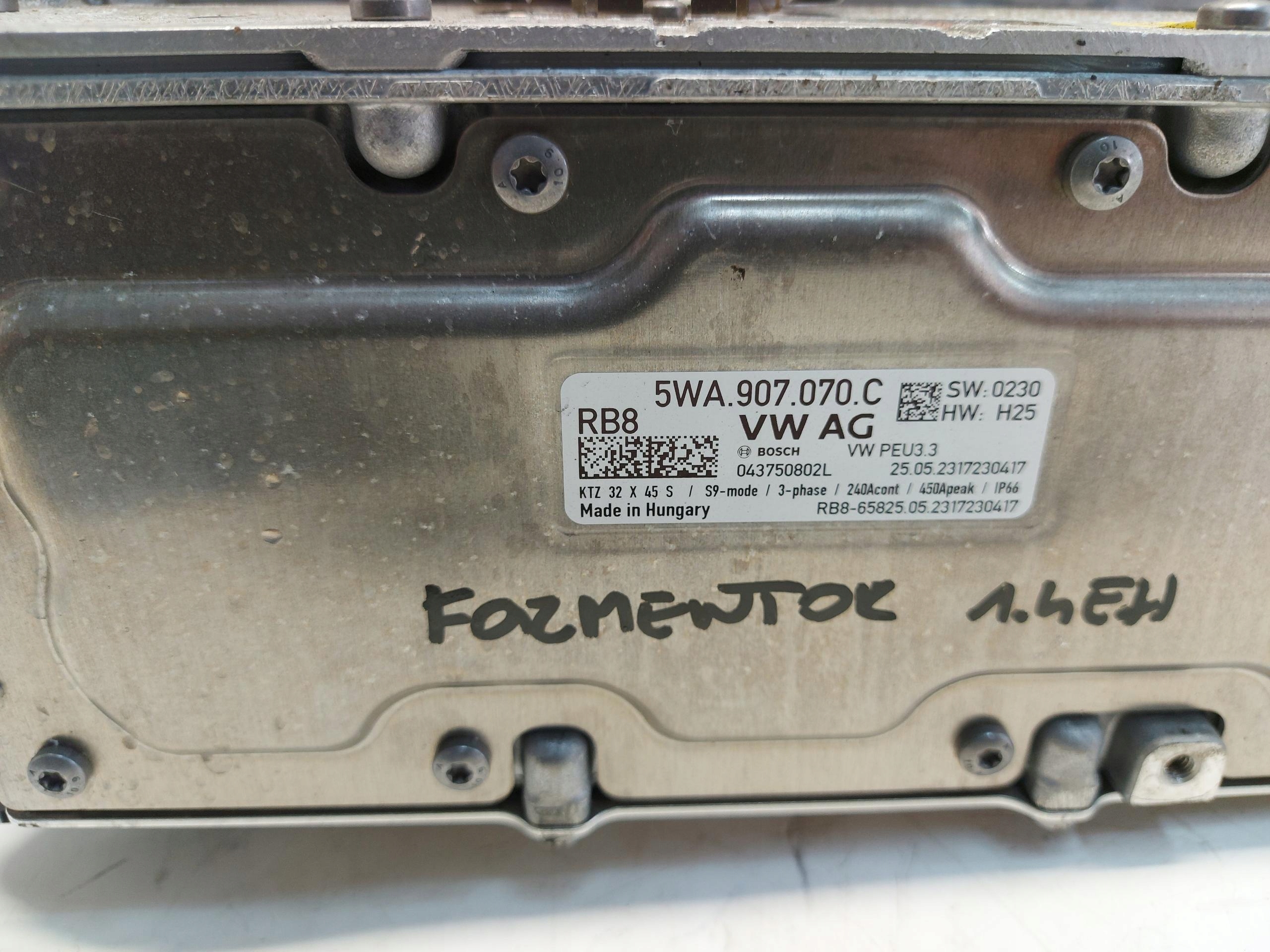 CUPRA Formentor 5FF 1.4 E-TSI Centralina di tensione 5WA907070C