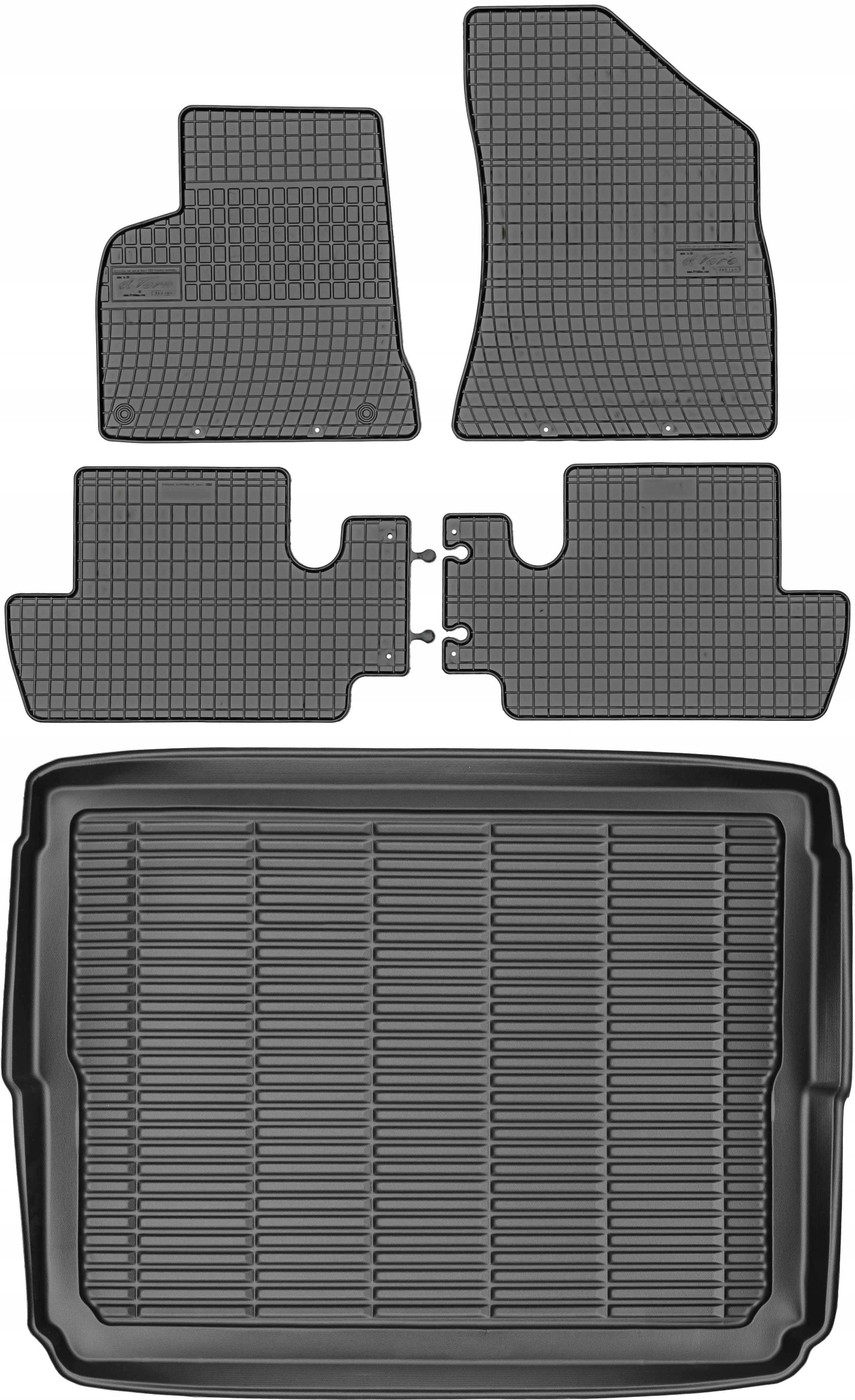 Peugeot 3008 I 2009-2016 Gumové stierače rohož batožinového priestoru