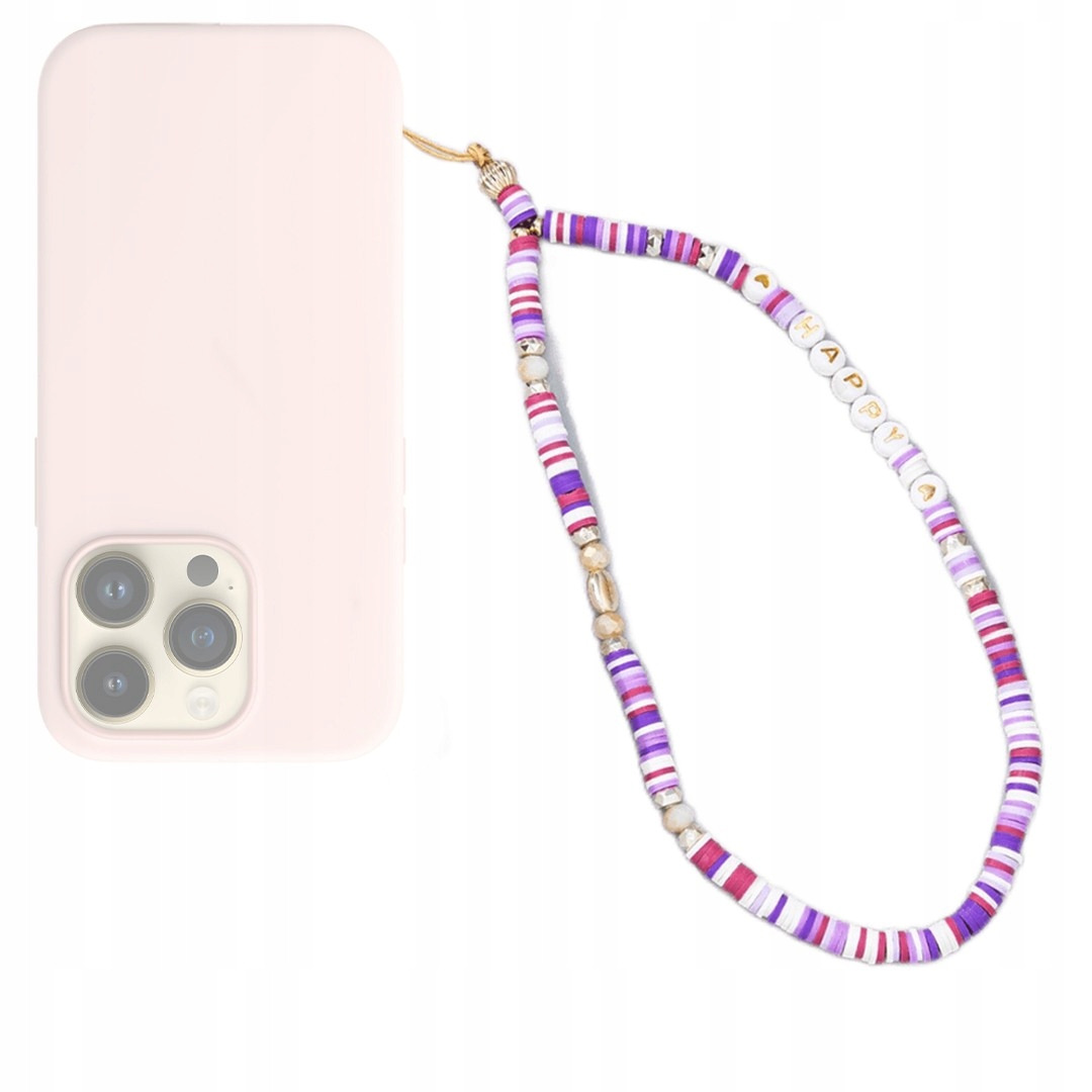 SMYCZ DO TELEFONU ZAWIESZKA BRELOK KORALIKI KOLORY