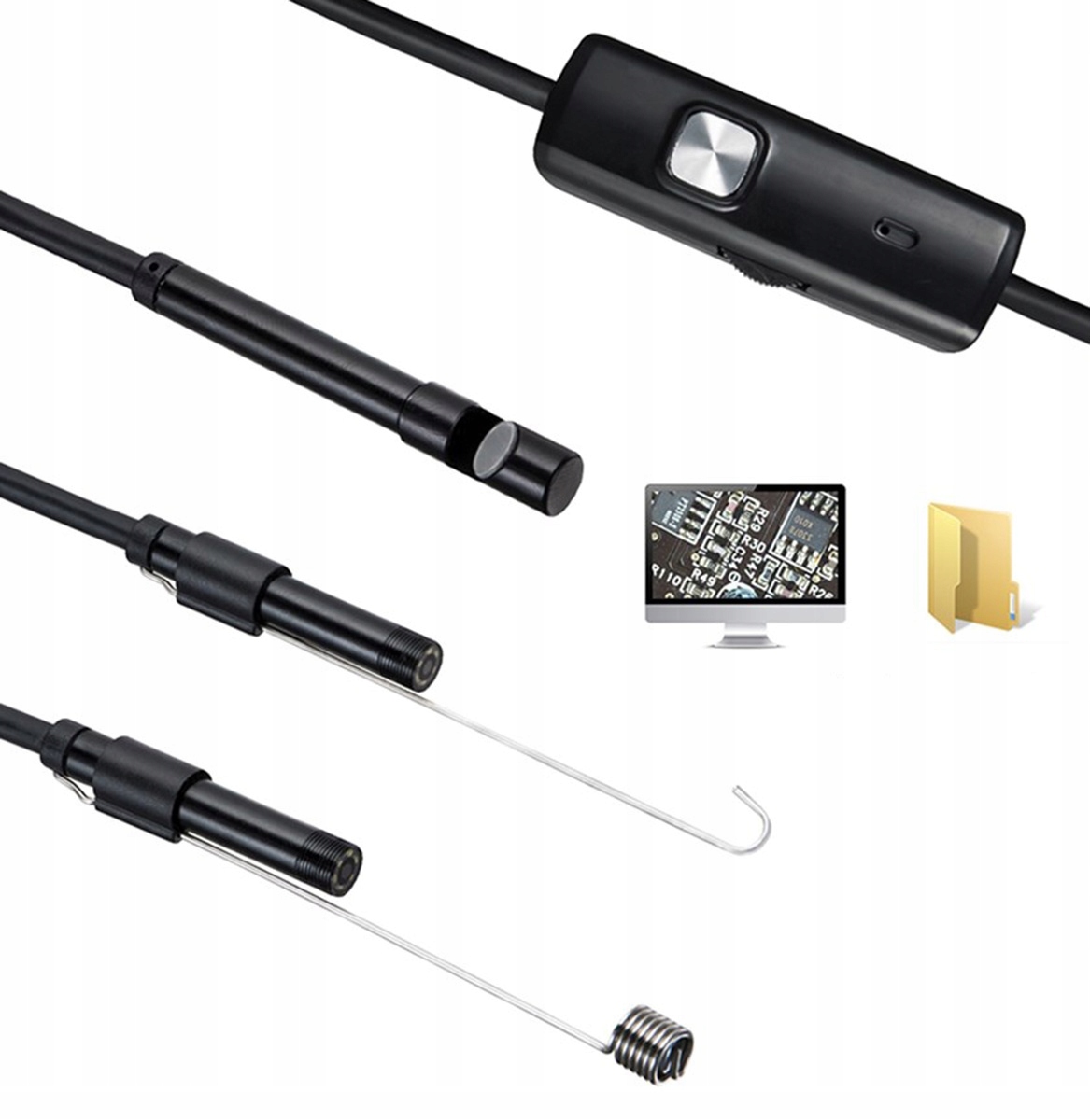 Kamera inspekcyjna ENDOSKOPOWA Android LED mUSB 5m Marka bez marki