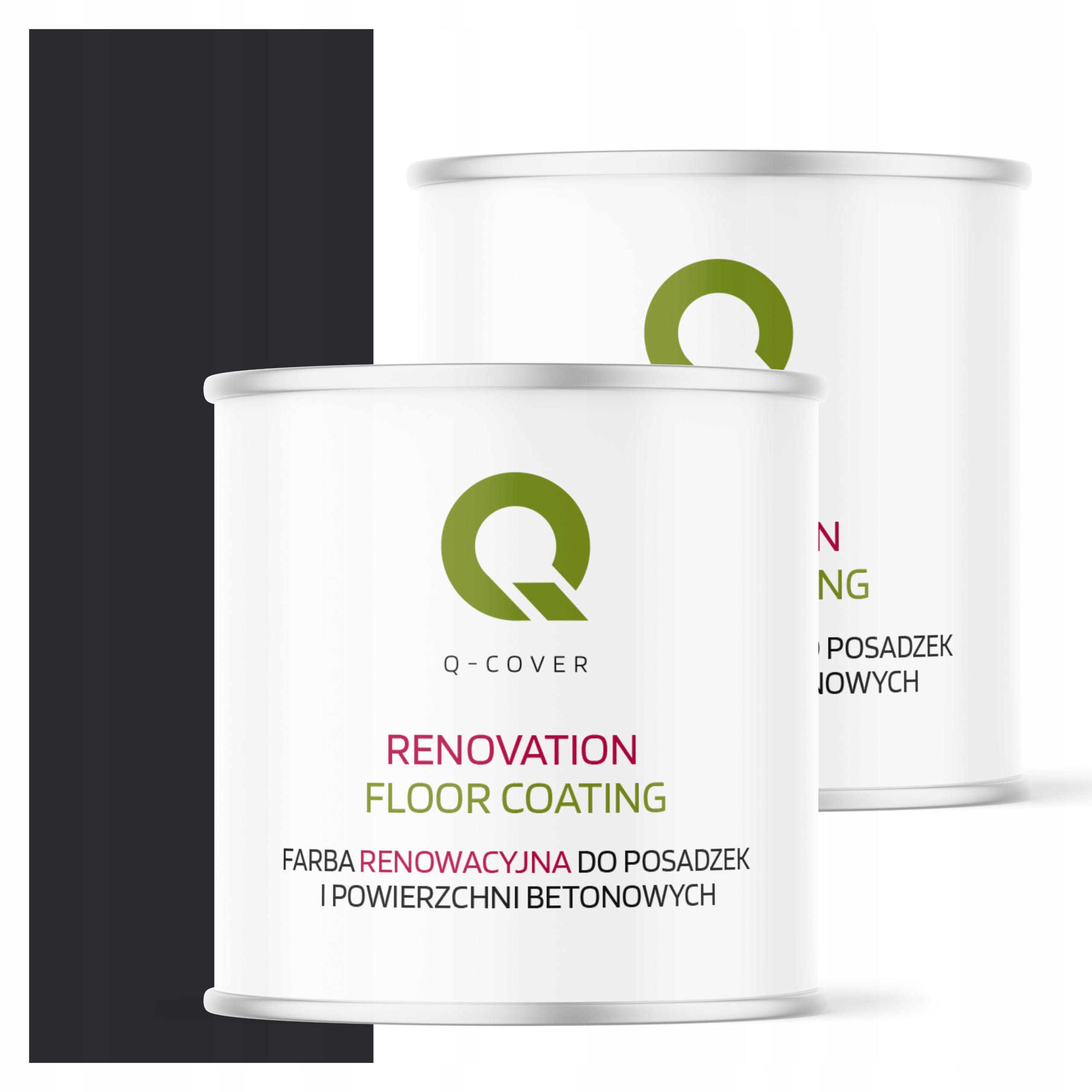 Ochranná farba na betónové podlahy Renovačná čierna 9005 Lesk 2,5L