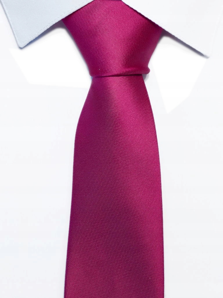 

Krawat klasyczny amarant półmatowy satyna