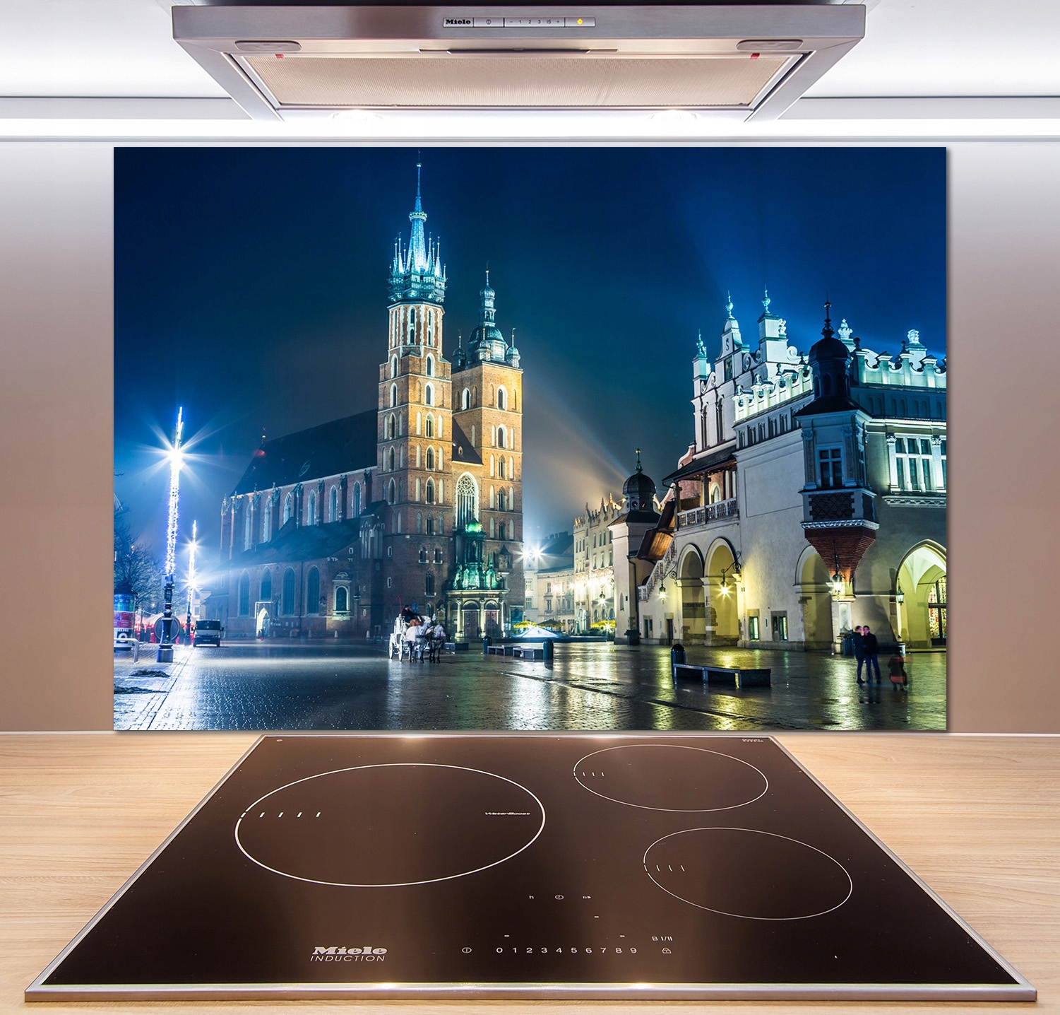 

Panel dekor szkło Kraków nocą 100x70 cm + Klej
