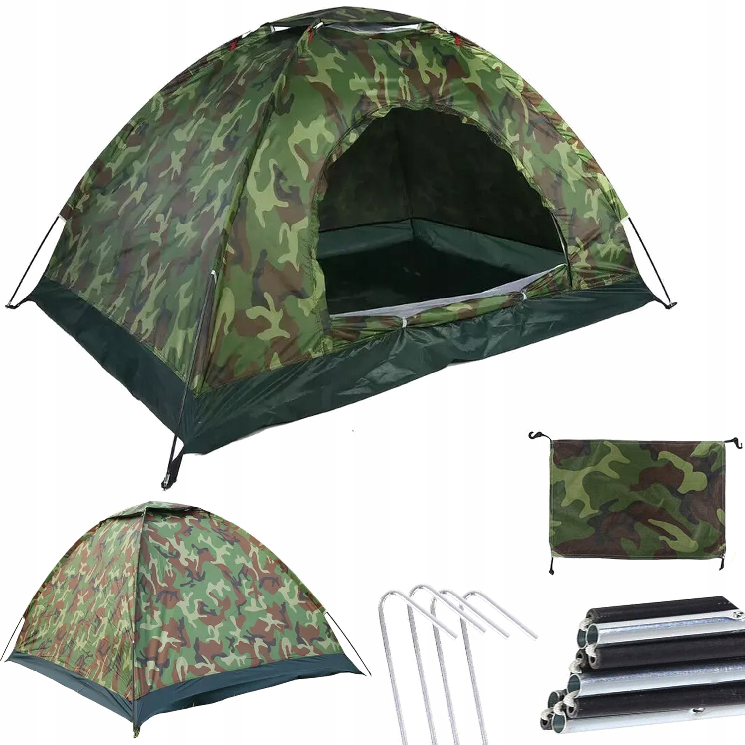 

Namiot Turystyczny Składane 200x150CM 2 Osobowy