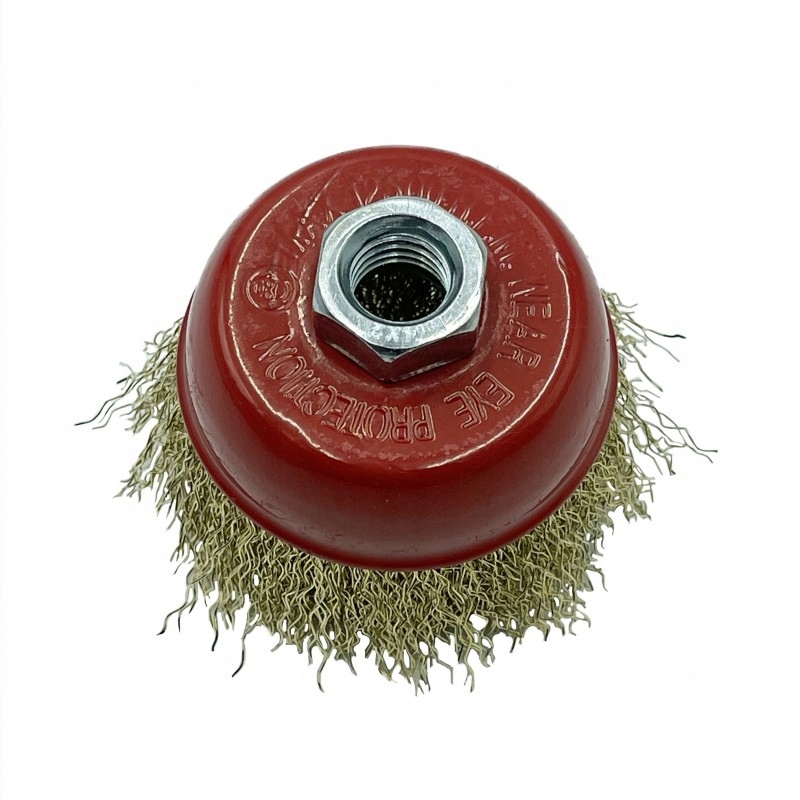 SZCZOTKA DRUCIANA MIEDZIOWANA CZOŁOWA M14 75 MM Marka Grabacz