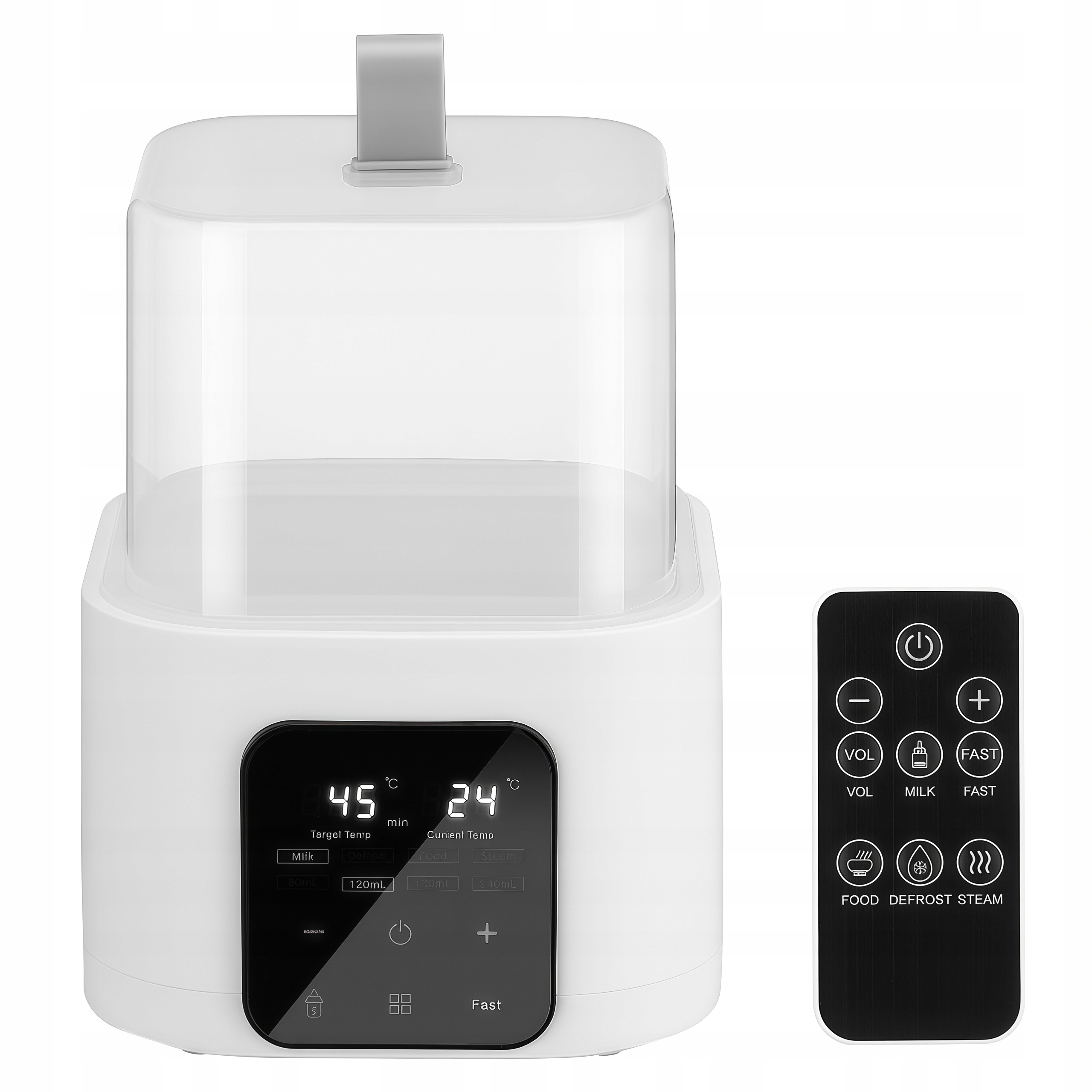 PODGRZEWACZ DO BUTELEK DLA NIEMOWLĄT Z FUNKCJĄ STERYLIZATORA - DUŻA POJEMNOŚĆ