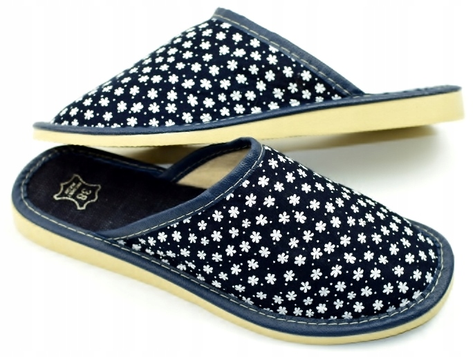 KAPCIE PANTOFLE KLAPKI DOMOWE DAMSKIE CIAPY R. 36 - 22 CM Rozmiar 36