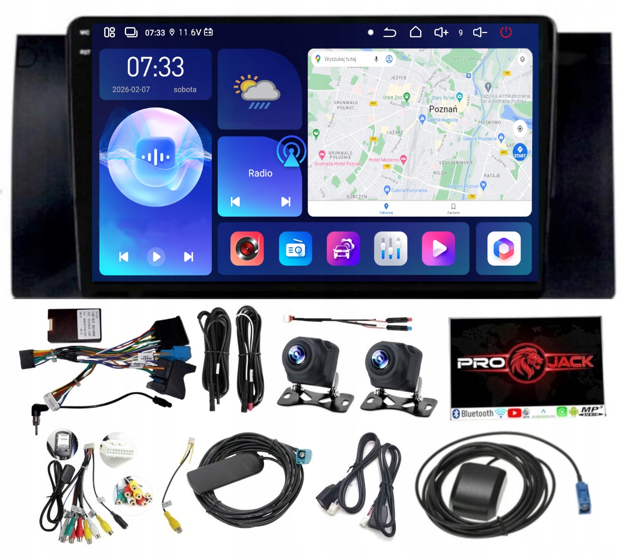 Rádio Navigácia Carplay Gps Android Bmw X5 E53 2000-2006 6GB 128GB Sim