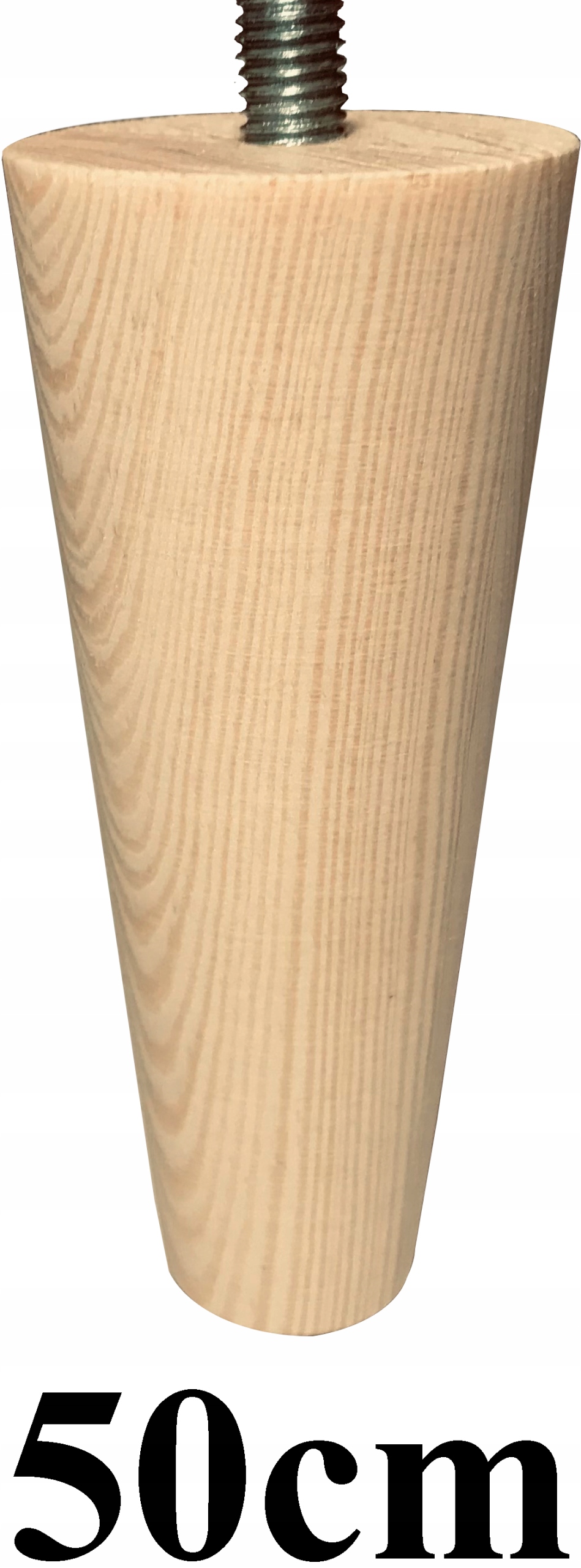 

Nóżki, nogi drewniane 50cm zwężane toczone