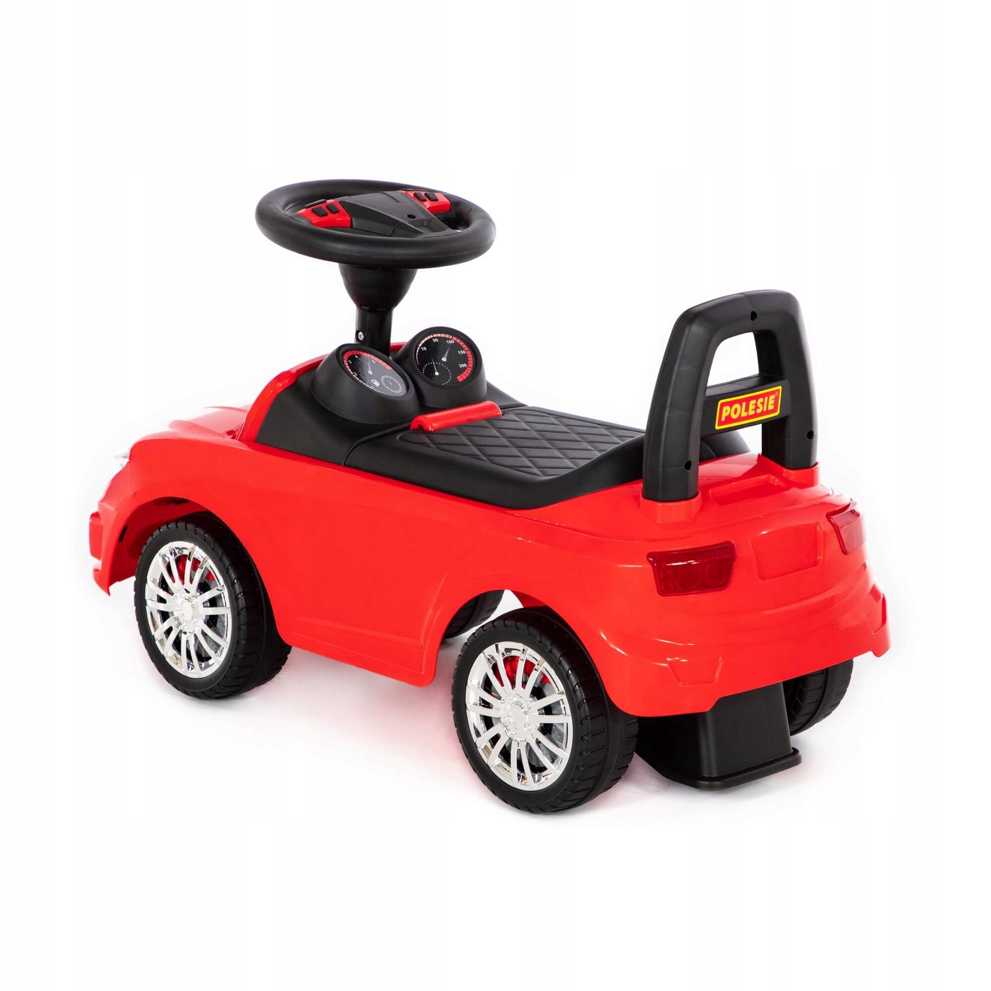 WADER Jeździk SuperCar5 dźwięk Pchacz Auto Red Marka Polesie