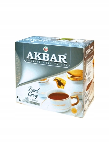 Levně Akbar Earl Grey čaj 100 sáčků