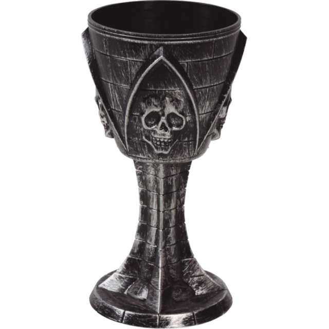 

Kielich Halloween czaszka Kościotrup straszny 19cm