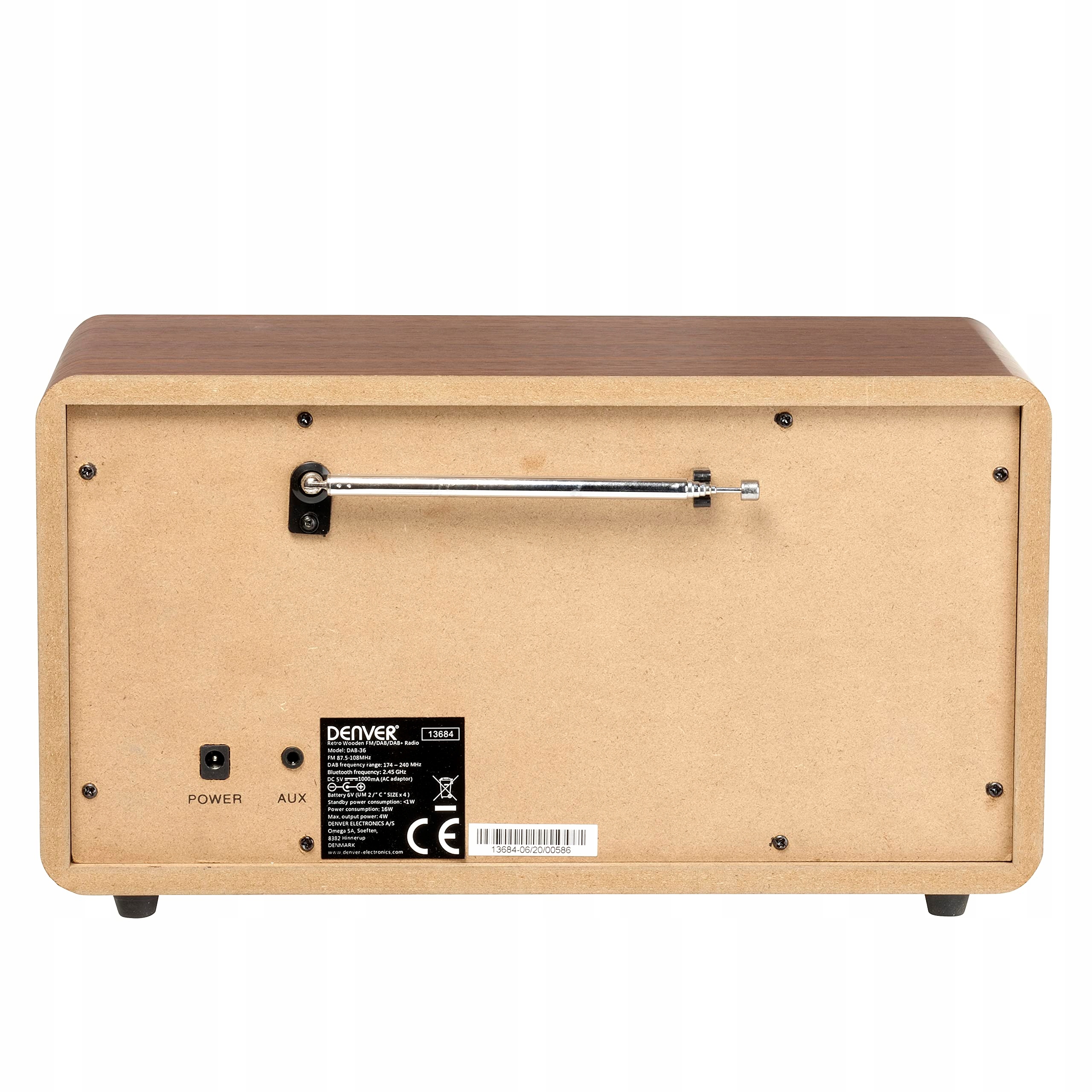 Radio cyfrowe Denver DAB-36 Funkcje odtwarzanie płyt CD