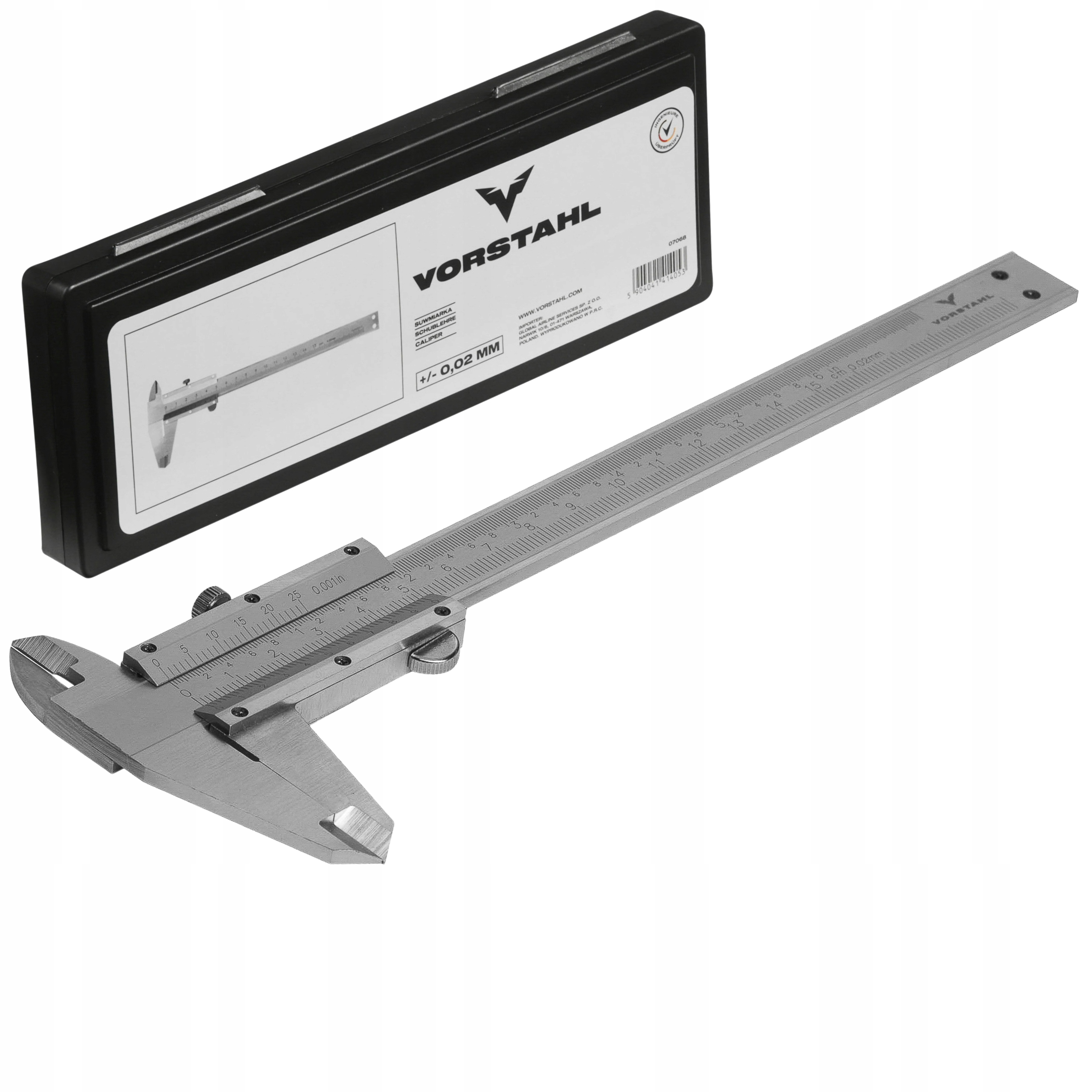 Suwmiarka analogowa stal narzędziowa 300mm Vorstahl