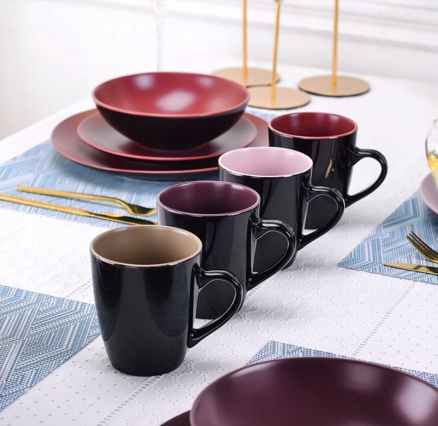 VANCASSO BACCHE MIX zastawa obiadowa 4osoby/16szt Kształt Okrągły