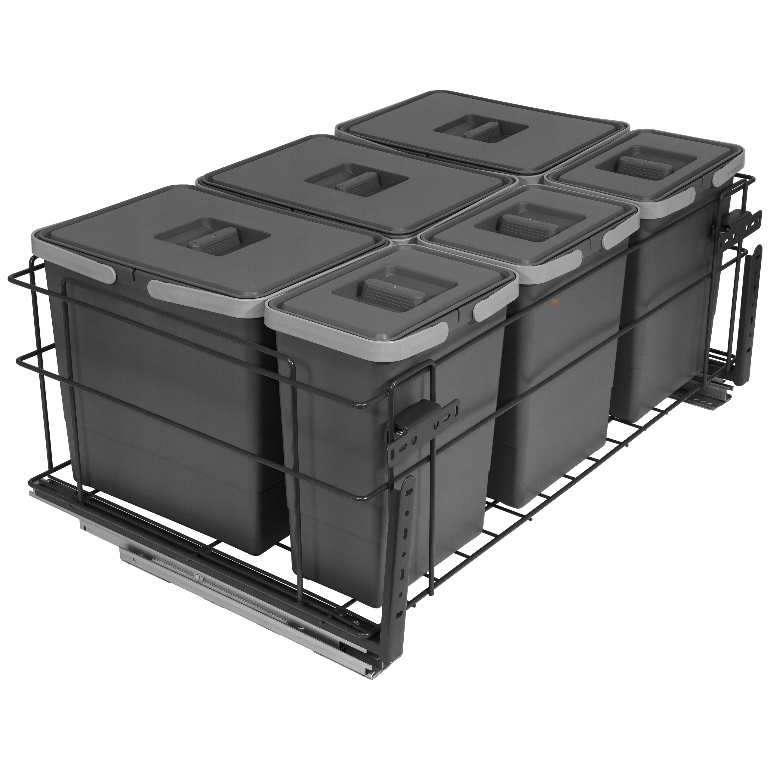 

Kosz Segregator na śmieci 80 3x15 3x6 Grafit