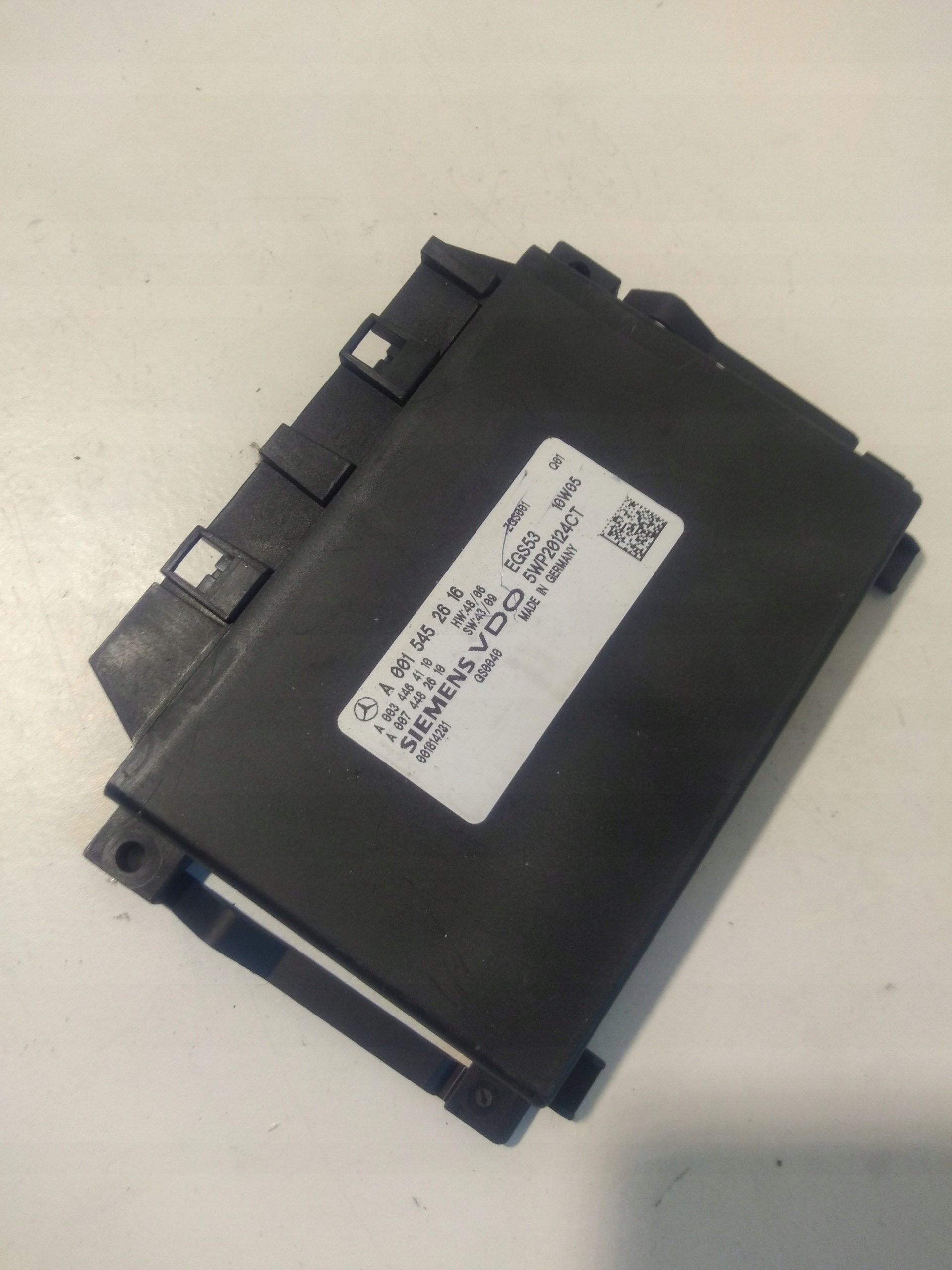control unit module gearboxes MERCEDES W204 0015452616
