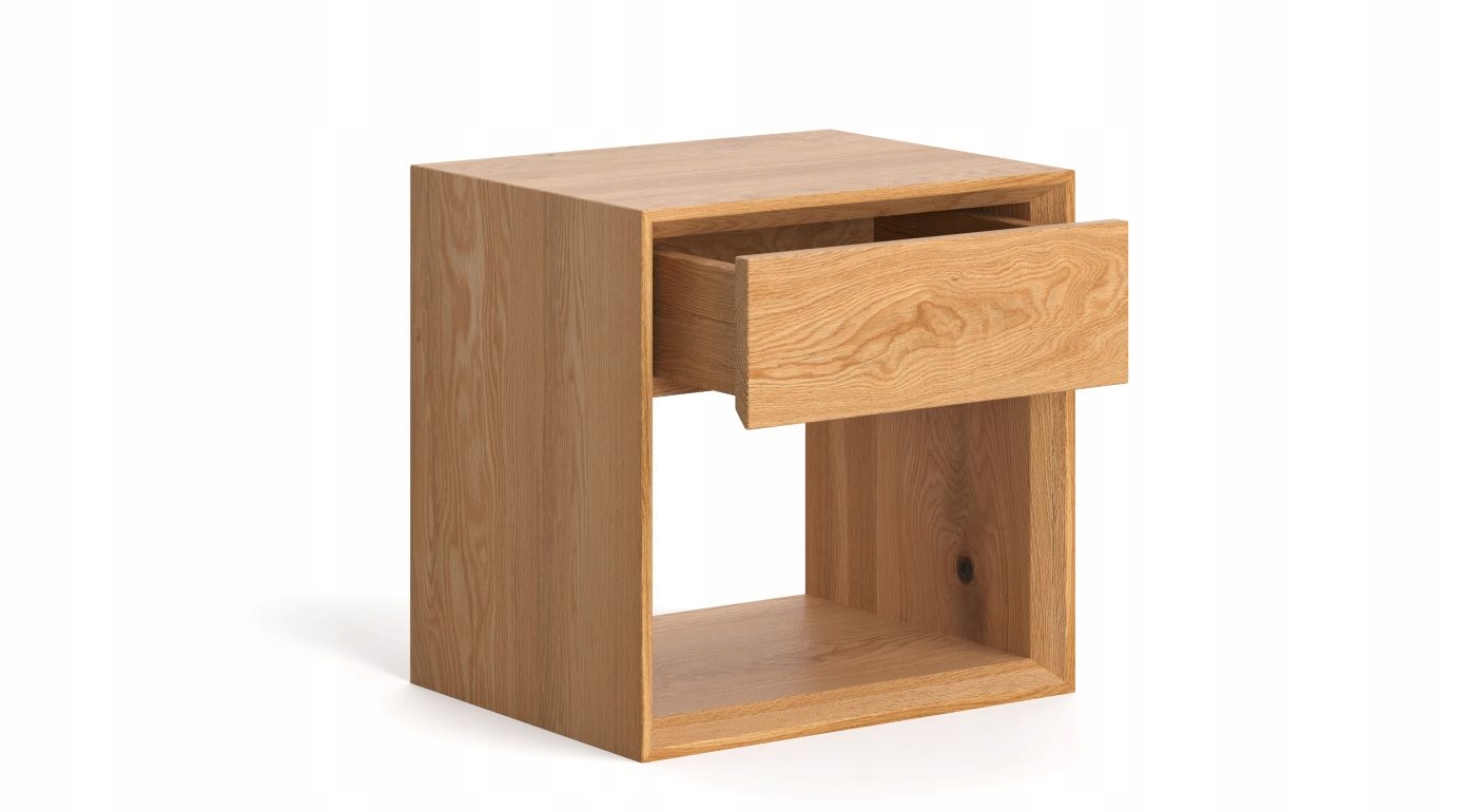 DSI-meble Nowoczesna Szafka nocna dębowa MODENA lite drewno DĄB Kod producenta snMODENAdąb