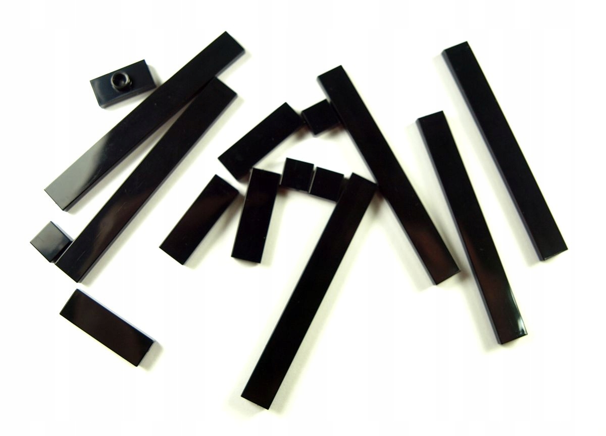 

Płytki Gładkie Tile Lego Czarne 15szt.