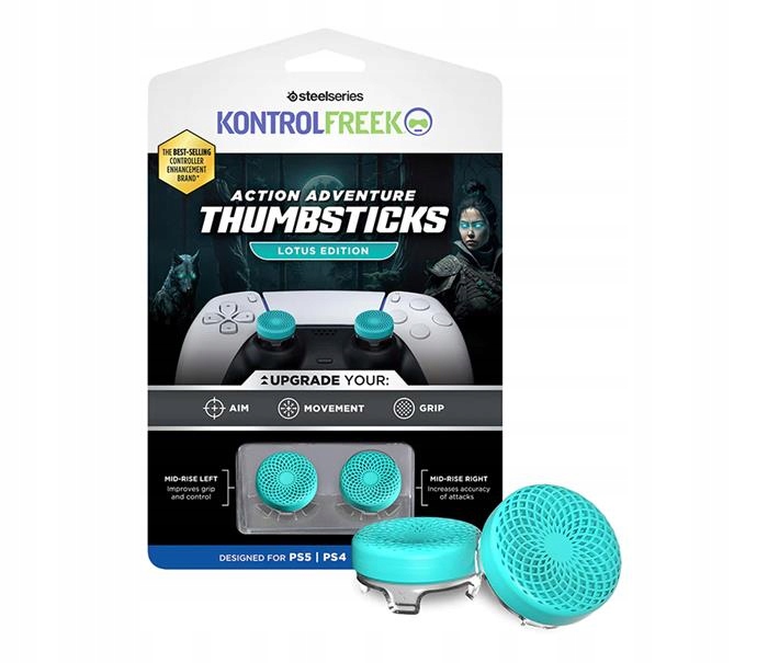 Nakładki na gałki analogowe KontrolFreek Action Lotus PS5 antypoślizgowe