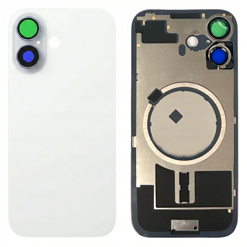 Tylny Panel Szkło Tył Ramka do Apple iPhone 17 White Biały Oleofobowy