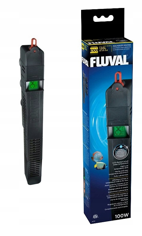 

Fluval E100 Grzałka z Termostatem 100W do 120l