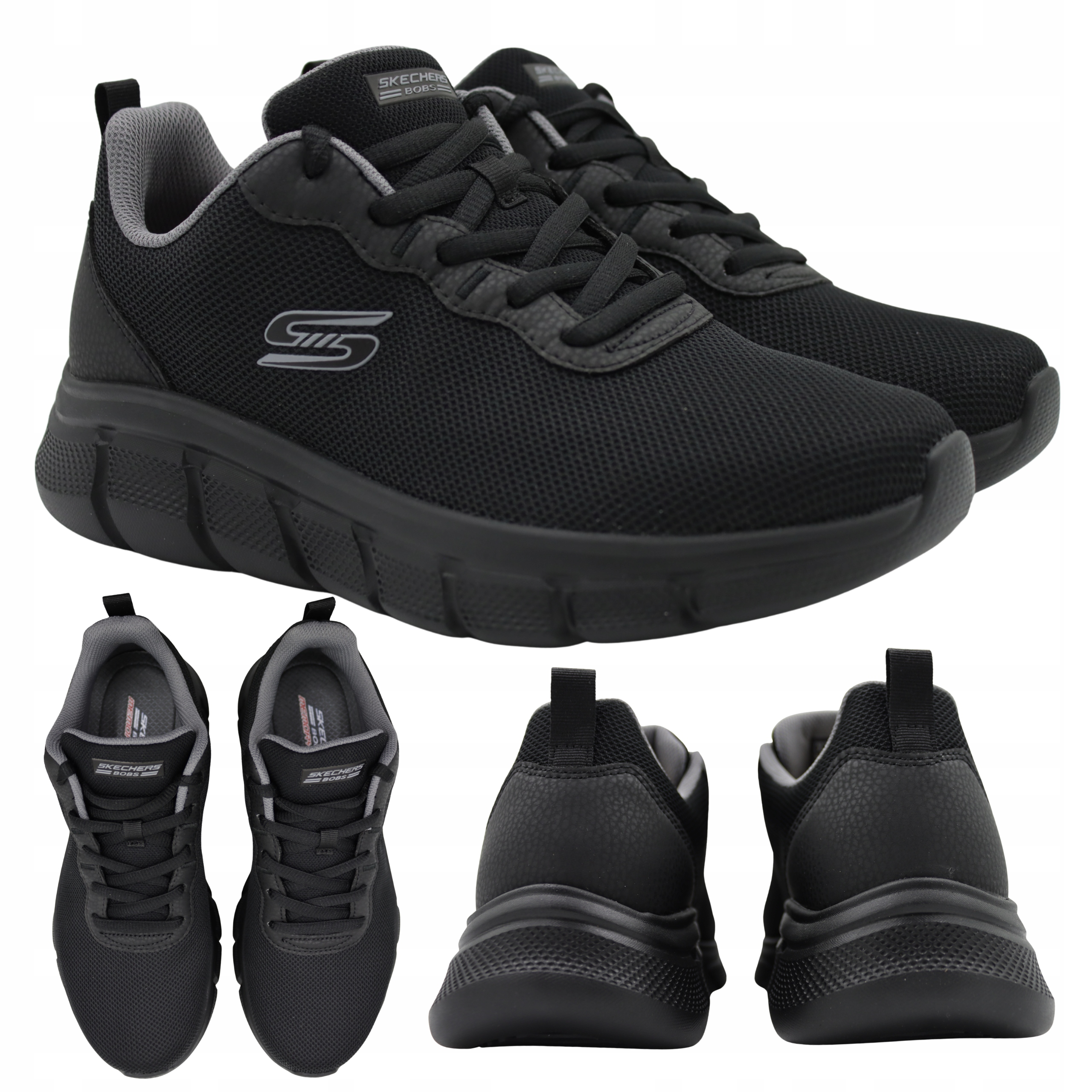 Pánské sportovní boty Skechers 118109/BBK pohodlné a lehké Vel. 42,5