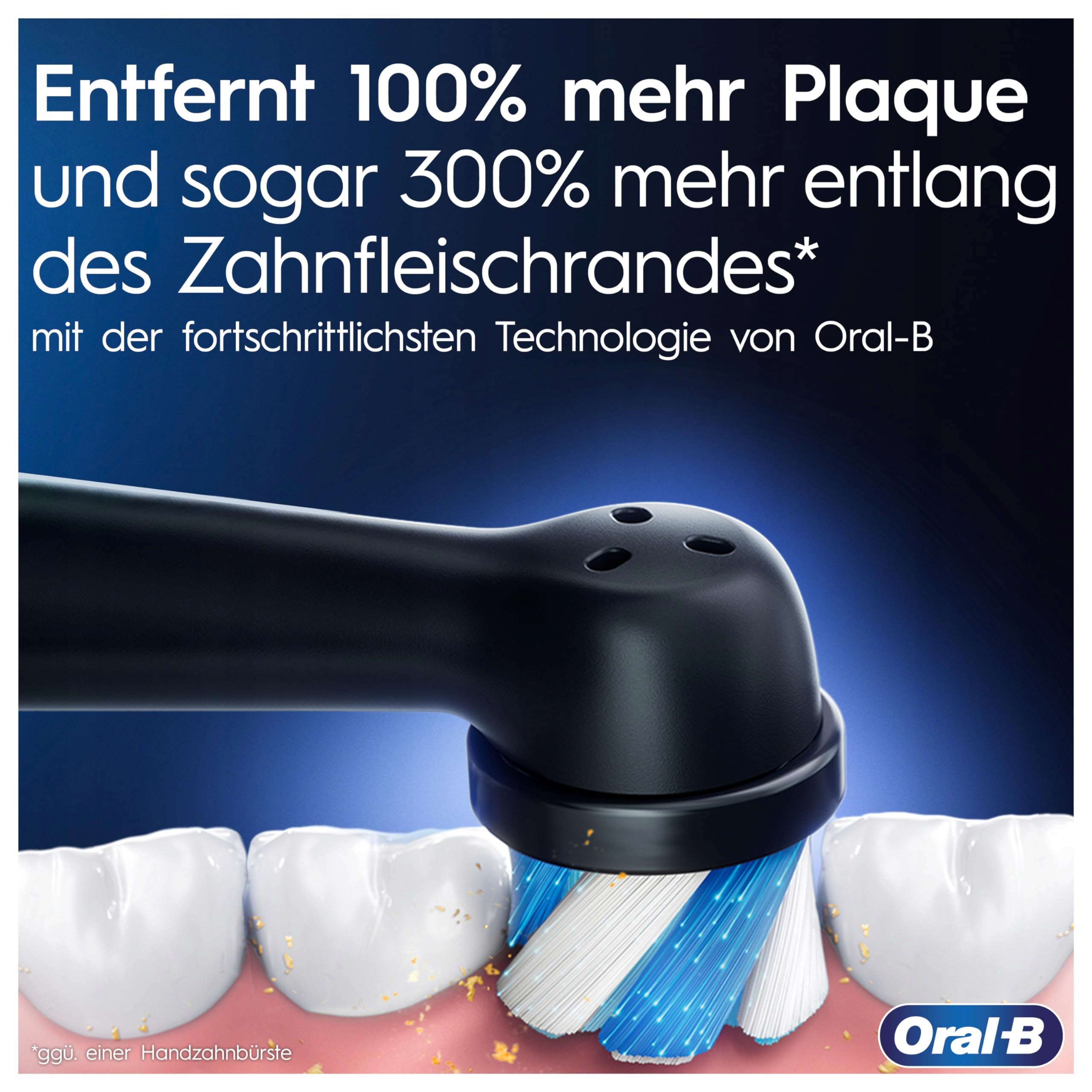 ORAL-B IO Series 9 Plus Szczoteczka Elektryczna 3 Końcówki Etui Czarny Onyx — miniatura 2
