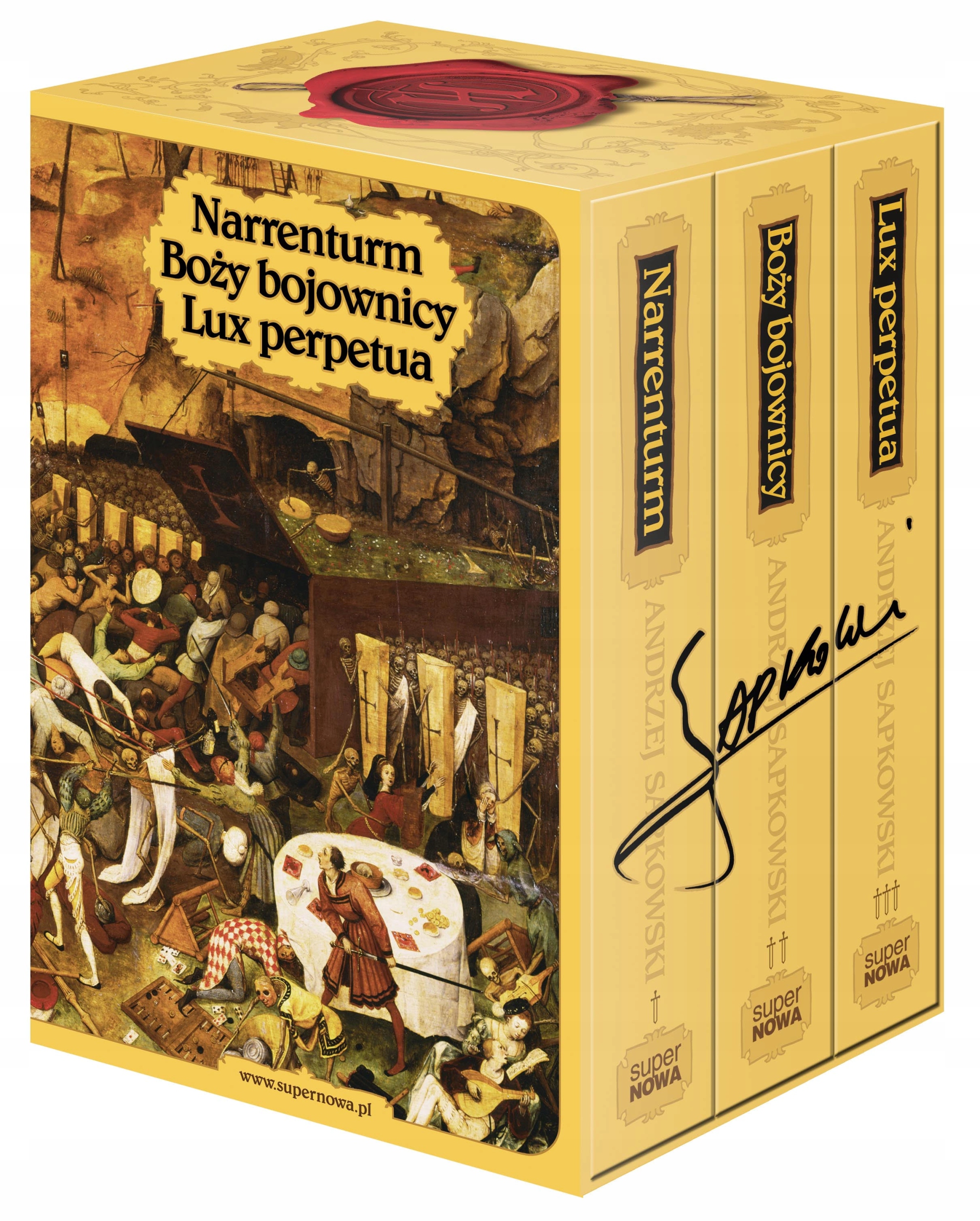 Trylogia husycka. Pakiet 3 tomów. Narrenturm. Boży bojownicy. Lux perpetua