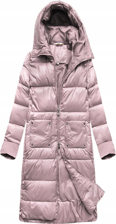 

Kurtka Płaszcz Długa Zimowa Parka Kaptur Futro M