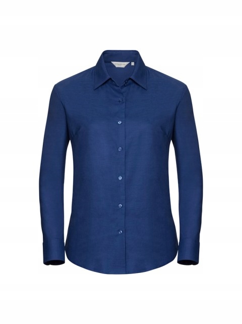 Dámská košile s dlouhým rukávem Oxford Russell Bright Royal L