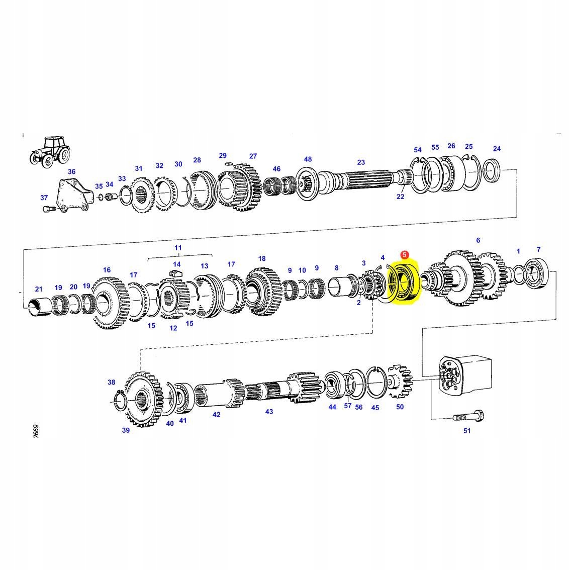 Подшипник коробки передач FENDT X620808102000