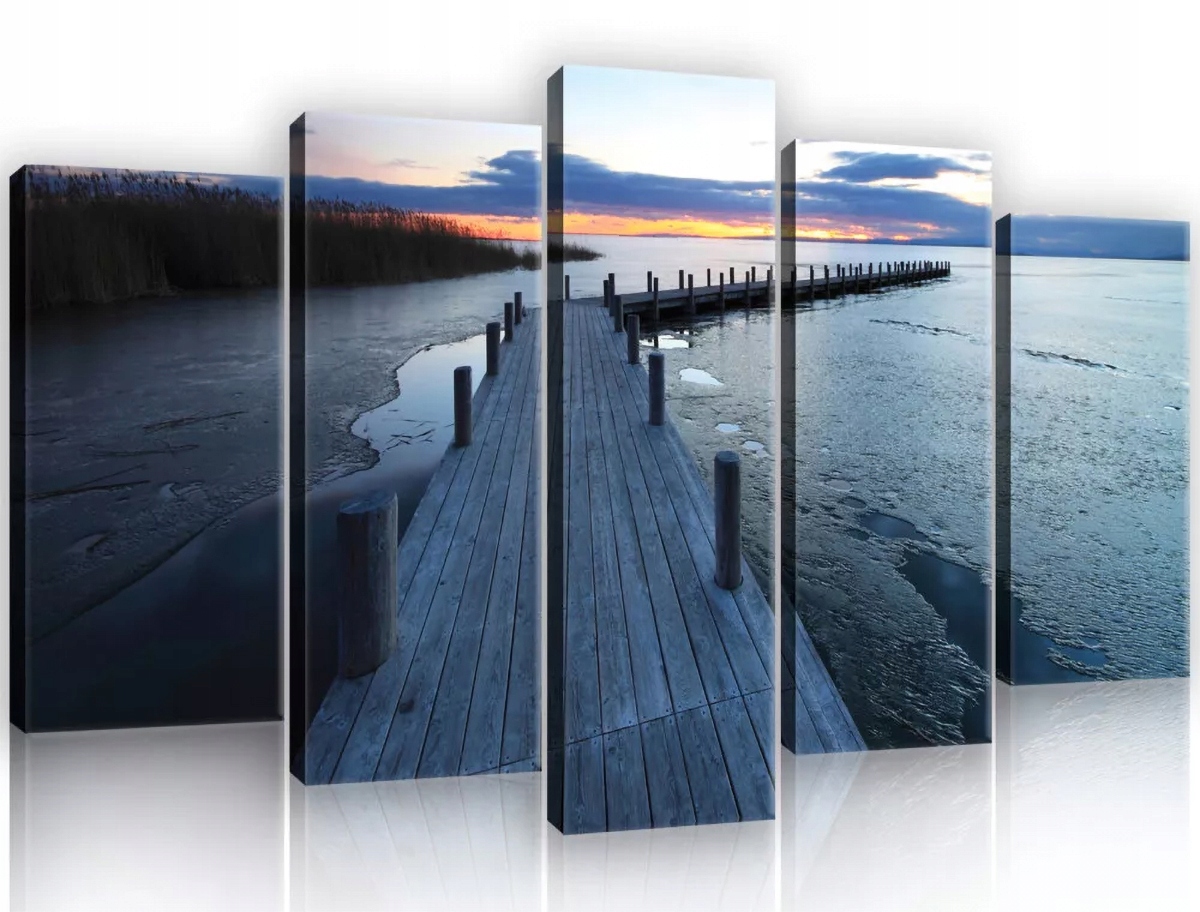 Obraz Na Plátně Canvas 100x60 Molo Most Voda