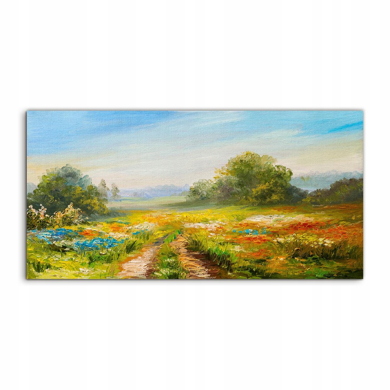 

Obraz akryl 120x60 na ścianę Łąka Kwiaty Krajobraz